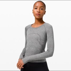 Lululemon gray Swiftly Tech Long Sleeve Shirt